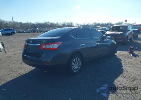 2014 Nissan Sentra Fe+ S/Fe+ Sv/S/Sl/Sr/Sv z USA, uszkodzony, nr VIN 3N1AB7AP4EL667797